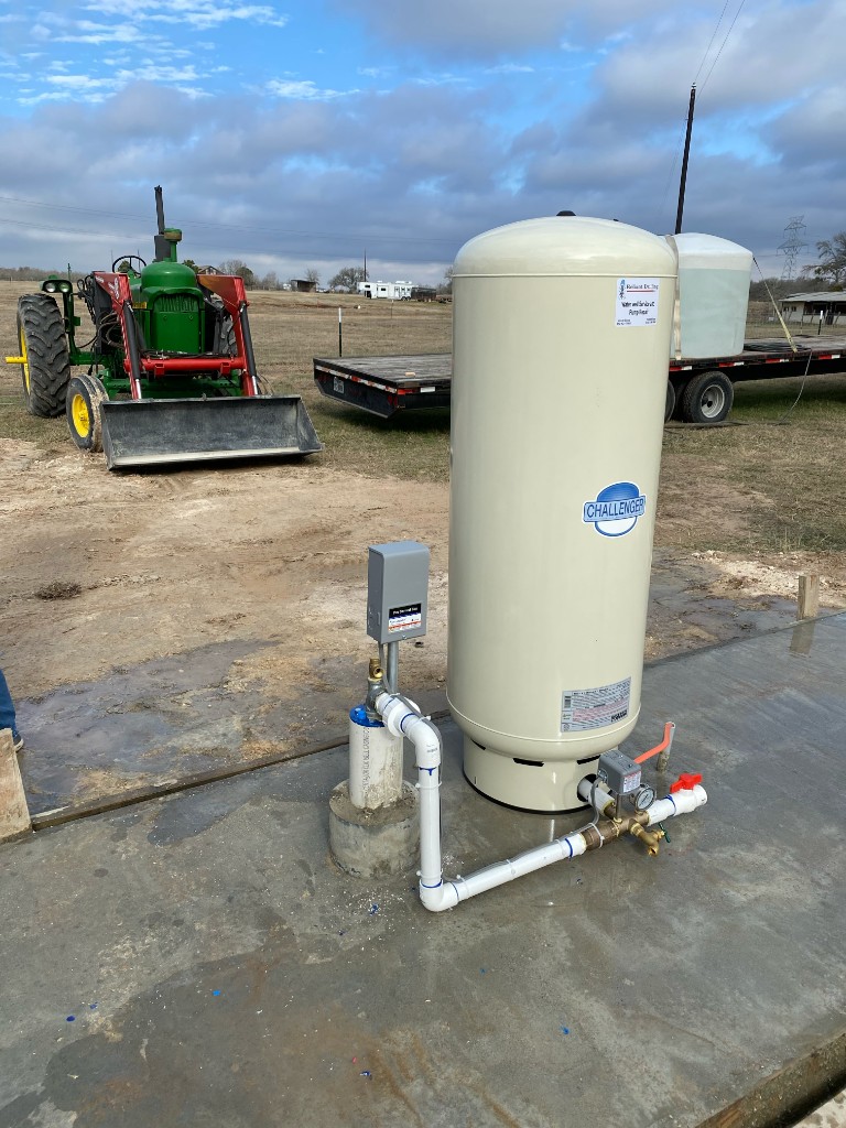 Completed Challenger pressure tank installation